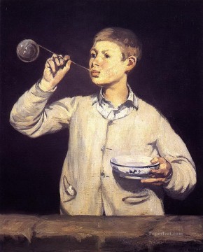 Edouard Manet Painting - Boy Blowing Bubbles Eduard Manet